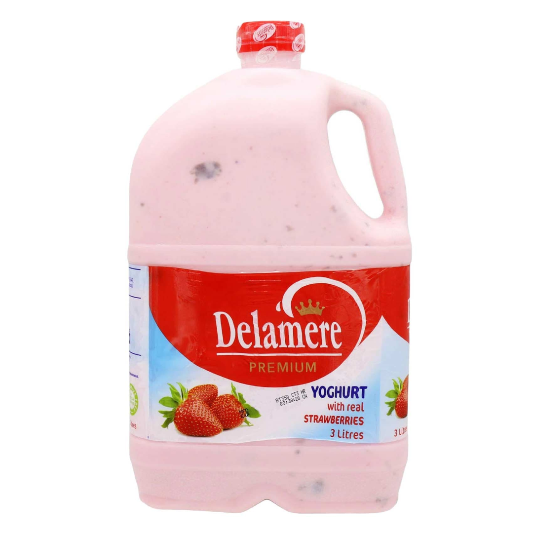 DELAMERE STRAWBERRY YOGHURT 3L